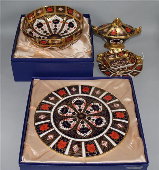 A group of Royal Crown Derby porcelain